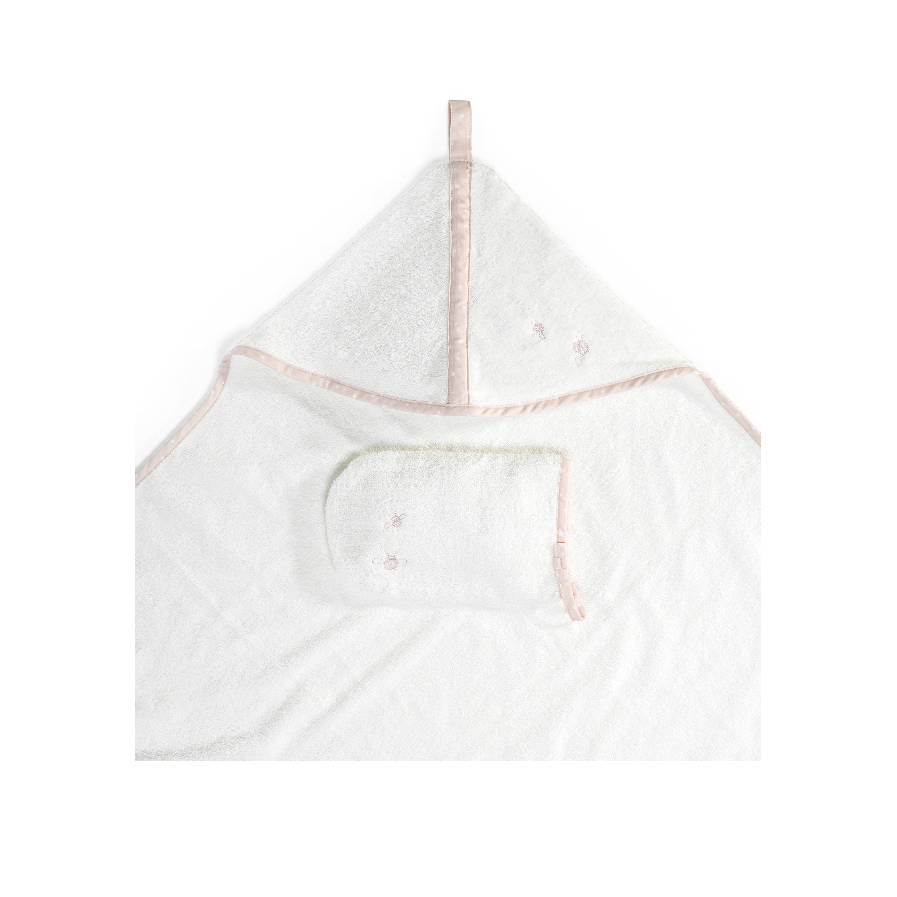 Stokke® Handduk med huva, Pink Bee, mainview galleribild 1
